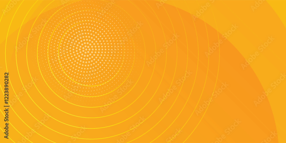 Canvas Prints bright orange geometric lines pattern. modern yellow design abstract background