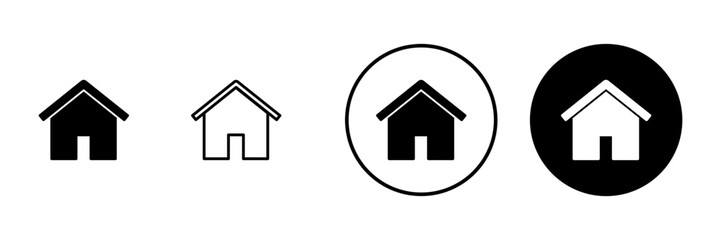 House icon vector. Home sign and symbol
