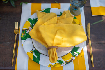 Casamento, buffet, decora&ccedil;&atilde;o, elementos, prato, mesa, alimentos, decorado, festa, debutante