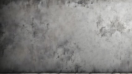 Obraz premium High-resolution image of a textured grey concrete wall and floor, ideal for backgrounds and design projects.