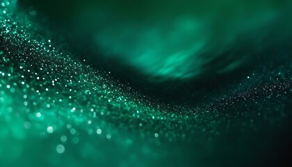 Abstract Emerald and Teal Background with Shimmer and Noise Effect. 6