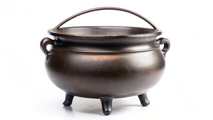 Bronze Cauldron with Handle and Feet