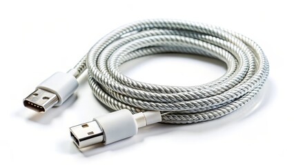 Coiled USB Cable