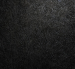 Grunge blacq backgground with kraft paper texture. Realistic vector illustration bg of dark rugn cardboard or stone with grain surfacing. Abstract.generative ai