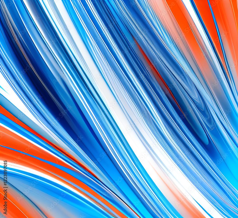 Poster bright orange blue multicolor colorful background mixed waves color gradient texture swirl spiral.ge