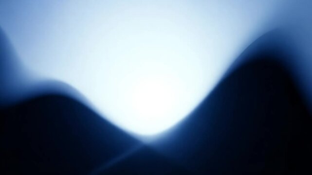 The camera dollies past dark, amorphous shapes against a bright background, the shapes subtly shift and morph