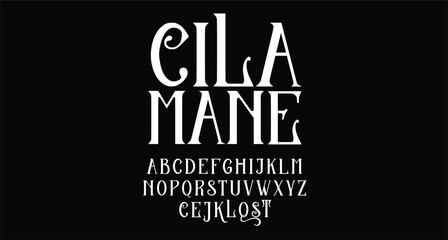 Cilamane Luxury Decorative Serif Font is a handmade Modern Victorian handlettering, which is combining modern and classic typography with some awesome alternates.