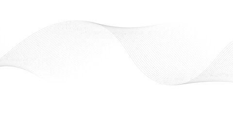 Abstract wave element for design. Digital frequency track equalizer. Stylized line art background. Vector illustration. Wave with lines created using blend tool.