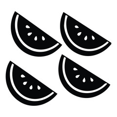 illustration of a slice of Watermelon.