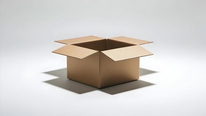 Single cardboard box