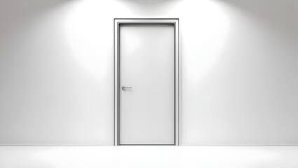 Single modern door