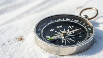 Compass on Snow