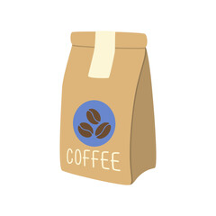 Coffee Bag Caffe Illustration