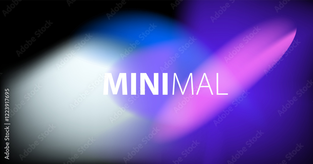 Poster trendy aura style background with light neon colorful blurred gradient. modern wallpaper design for 