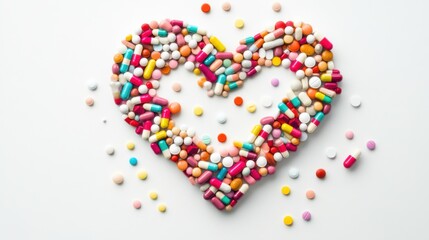 A vibrant scene of a community health fair with various booths offering health screenings, educational materials, and wellness activities