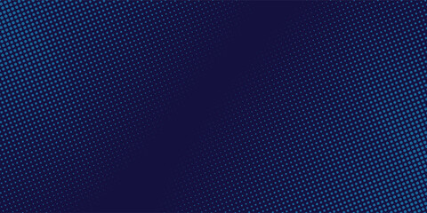 Obraz premium Modern blue wavy halftone background. Dot pop art sport style vector simple modern design abstract