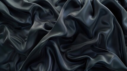 Fototapeta premium dark grey satin fabric background