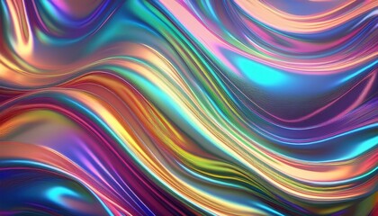 Obraz premium 虹色ホログラムテクスチャ背景