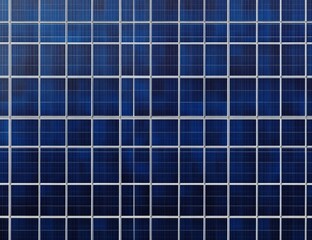 Close-up view of a solar panel array.