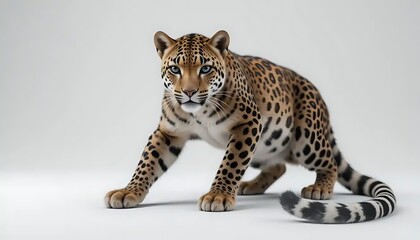 Obraz premium Majestic Jaguar: A Stunning Portrait of a Wild Cat