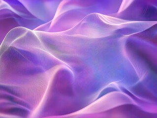 Obraz premium Abstract purple and blue fabric waves, flowing textile texture.