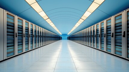 Digital technology display in modern data center environment