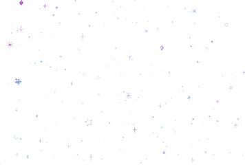 背景素材_ホログラム_星