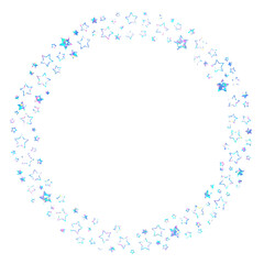 ホログラム_フレーム_星_輪