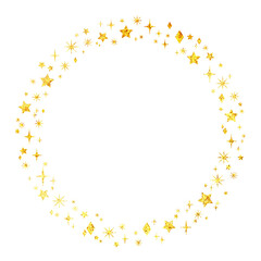 ラメグリッター_フレーム_星_輪