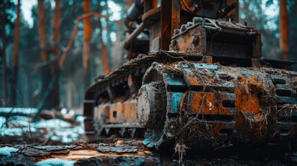 Tree Stump Grinder: A strong machine designed to grind and remove tree stumps, providing an effective way to clear land for new growth or construction activities.
