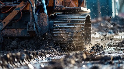 Tree Stump Grinder: A powerful machine designed to grind and remove large tree stumps, clearing land quickly and efficiently for new landscaping projects.
