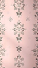 Fototapeta premium Ornate Wallpaper, Soft Pastel Colors, Gentle and Soothing, Adorable and Cute, Charming Features, Commercial Quality, Professional Quality