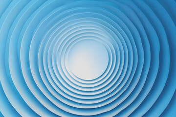 Obraz premium Blue spiral background with a white center creating a dynamic and modern visual effect for design and creative projects
