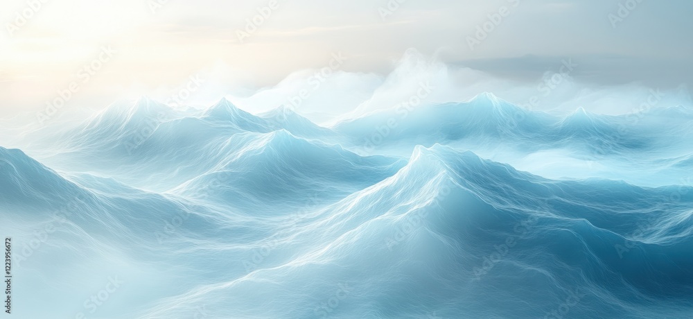 Poster teal gray gradient smooth abstract background texture soft focus design for banner poster header