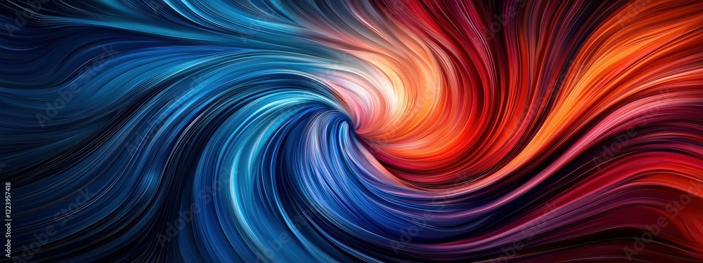 Aufkleber vibrant swirling colors in motion create a dynamic abstract background for creative projects and des