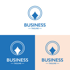 Simple business logo design for company
