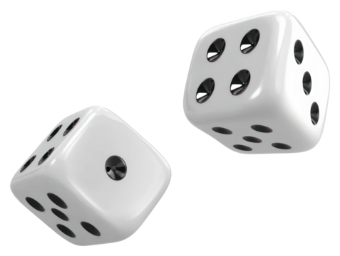 PNG Two white dices background game white background. - Powered by Adobe