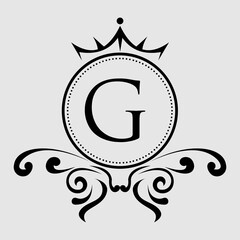 om symbol on white
