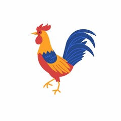 Rooster Crowing.Year of the Rooster Papercut