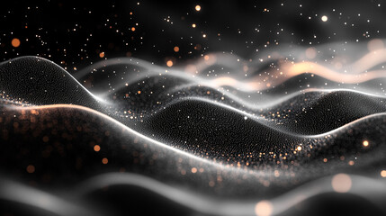 Swirling particles form a glowing sphere shape on a black and transparent background ideal for overlays in screen blending mode evoking energy motion and abstract futuristic vibes

