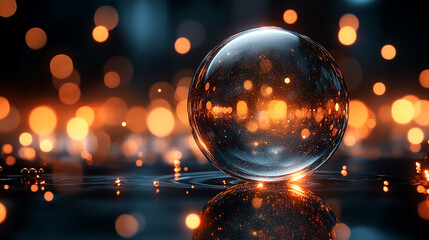 Swirling particles form a glowing sphere shape on a black and transparent background ideal for overlays in screen blending mode evoking energy motion and abstract futuristic vibes

