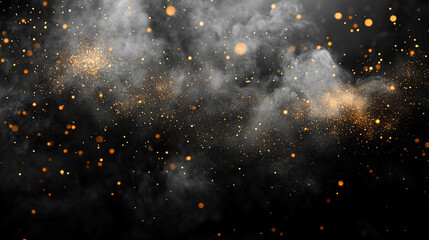 Swirling particles form a glowing sphere shape on a black and transparent background ideal for overlays in screen blending mode evoking energy motion and abstract futuristic vibes

