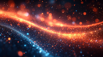 Swirling particles form a glowing sphere shape on a black and transparent background ideal for overlays in screen blending mode evoking energy motion and abstract futuristic vibes

