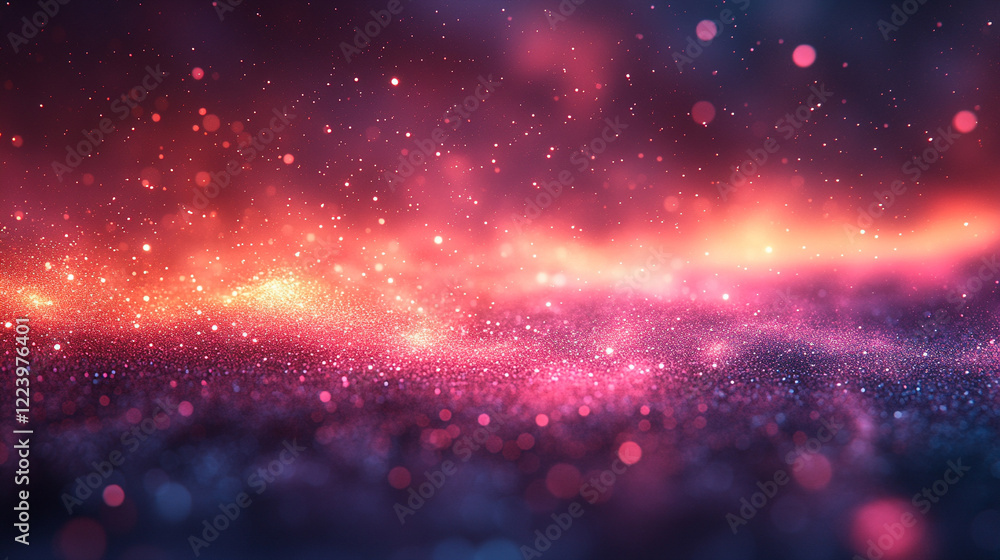 Aufkleber minimalistic bright tone blurred abstract background symbolizing the expansion of the universe moder