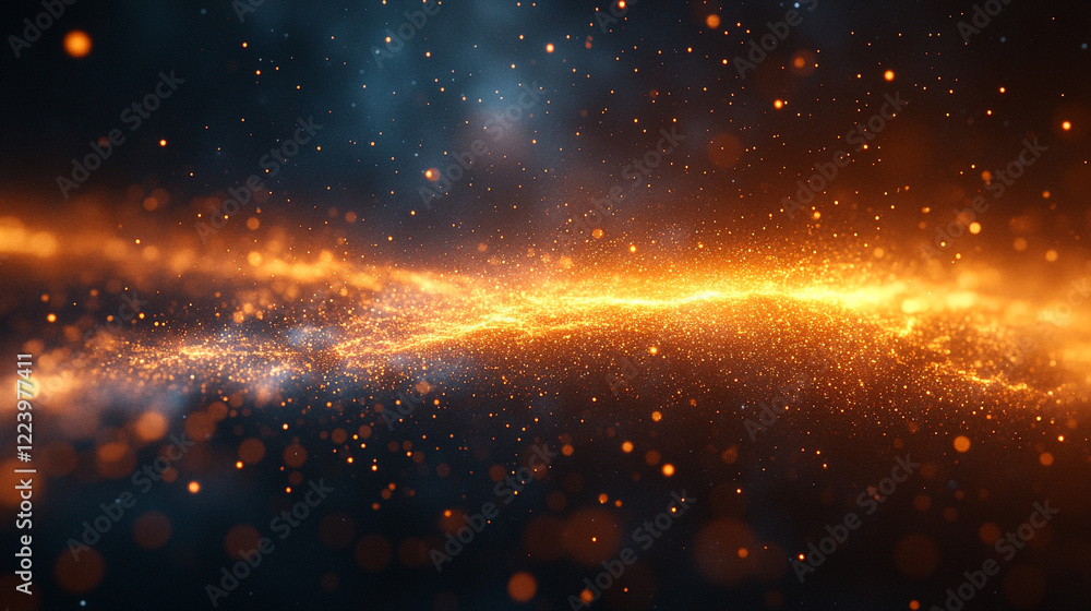 Poster minimalistic bright tone blurred abstract background symbolizing the expansion of the universe moder