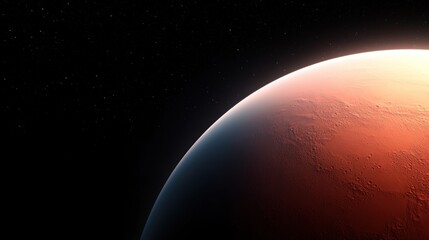 Mars Planet in Space