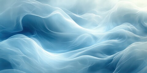 Fototapeta premium Light Blue and White Abstract Gradient Background with Soft Texture and Ethereal Lighting