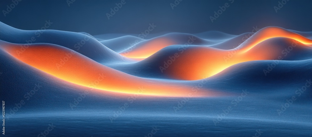 Poster monochrome gray gradient background soft texture minimalist noise light shadow interplay