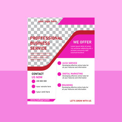 Template vector design for Brochure, AnnualReport, Magazine, Poster, Corporate Presentation, Portfolio, Flyer,