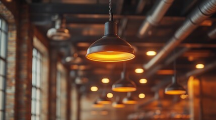 Elegant Modern Light Fixture Suspended from Ceiling Casting Warm Glow Creating Inviting Atmosphere in Stylish Interior Space Enhancing Ambiance and Aesthetic Appeal of Contemporary Home Design